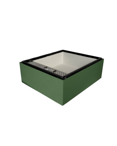 Годівниця корпусна для 10-ти рамкового вулика Дадан, Лангстрот (Рута), Lyson пінополістирольн зелена