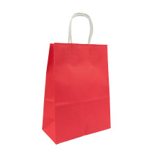 Пакет крафтовий (малиновий, 15*21*8см)