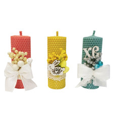 Свеча из вощины «Пасхальная 13 см»