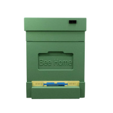 Пенополистирольный улей Дадан с гигиеническим дном на 4 семьи Вее Home крашеный зеленый