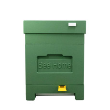 Пенополистирольный улей Дадан с гигиеническим дном на 4 семьи Вее Home крашеный зеленый