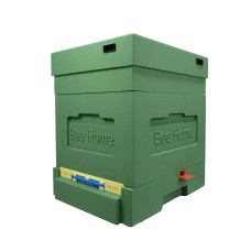Пенополистирольный улей Дадан с гигиеническим дном на 4 семьи Вее Home крашеный зеленый