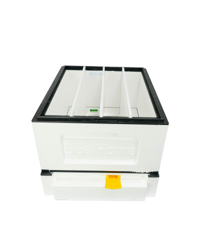 Пенополистирольный улей Дадан с гигиеническим дном на 4 семьи Вее Home некрашеный