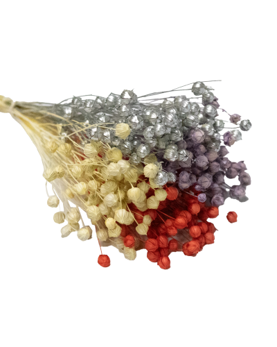 Льон фарбований №2  (мікс  +-50 г)