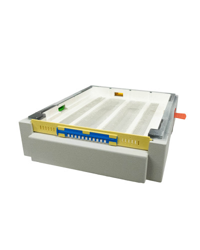 Дно пінополістирольне гігієнічне Дадан ділене фарбоване сіре