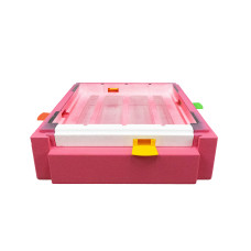 Дно пенополистирольное гигиеническое Дадан деленное крашеное розовое