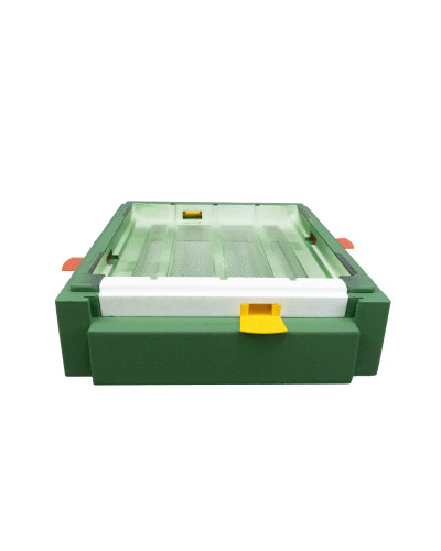 Дно пенополистирольное гигиеническое Дадан деленное крашеное зеленое