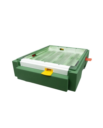 Дно пенополистирольное гигиеническое Дадан деленное крашеное зеленое