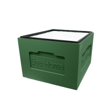 Корпус улья на 10 рамок Дадан Bee Home пенополистирол деленый крашеный (зеленый)