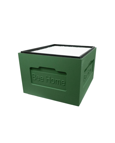 Корпус улья на 10 рамок Дадан Bee Home пенополистирол деленый крашеный (зеленый)