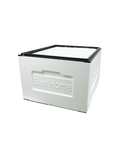 Корпус улья на 10 рамок Дадан Bee Home пенополистирольный делимый неокрашенный пенополистирольный