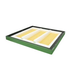 Донний пилковловлювач для 12-ти рамкового вулика Дадан пінополістирольний фарбований зелений