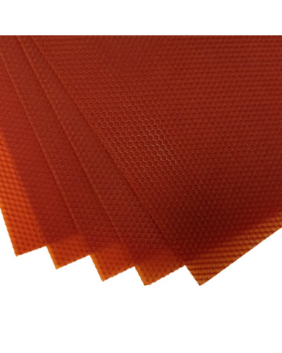 Вощина цветная (темно-красная)