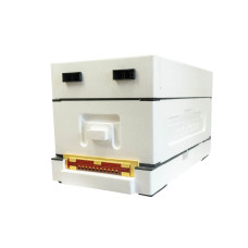 Нуклеусный пенополистирольный улей на 4 семьи BeeHome неокрашенный