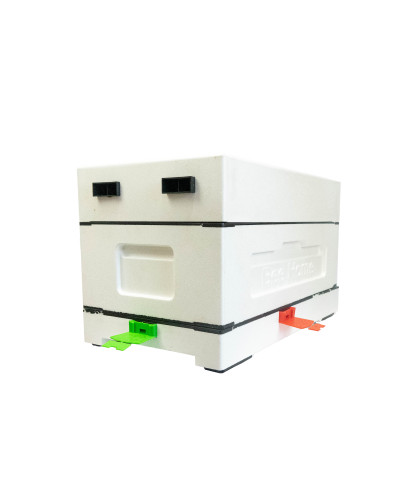 Нуклеусный пенополистирольный улей на 4 семьи BeeHome неокрашенный