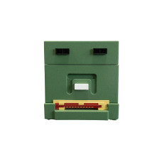 Нуклеусный пенополистирольный улей на 4 семьи BeeHome крашеный зеленый