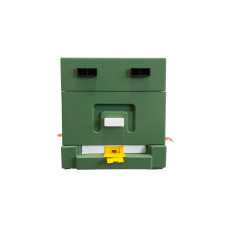 Нуклеусный пенополистирольный улей на 4 семьи BeeHome крашеный зеленый