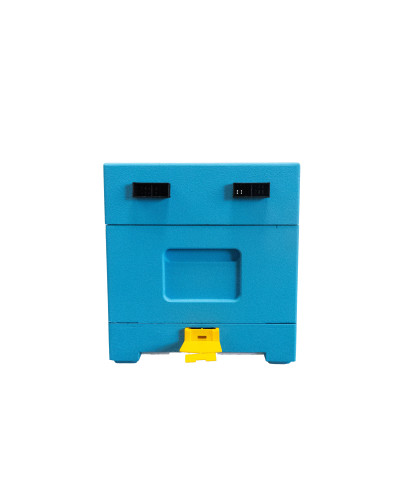 Нуклеусный пенополистирольный улей на 4 семьи BeeHome крашеный синий