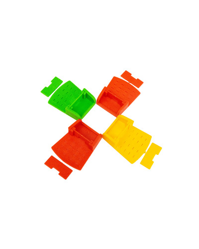 Нуклеусный пенополистирольный улей на 4 семьи BeeHome крашеный синий