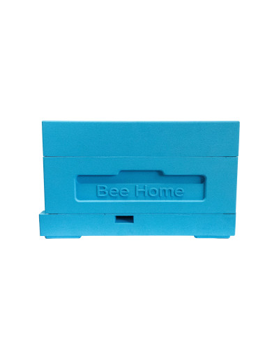 Нуклеусный пенополистирольный улей на 4 семьи BeeHome крашеный синий