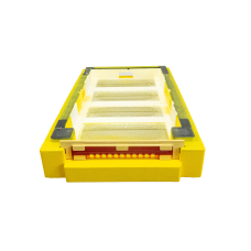 Дно пенополистирол 6 рамок гигиеническое деленное крашеное желтое