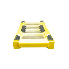 Дно пенополистирол 6 рамок гигиеническое деленное крашеное желтое