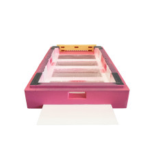 Дно пенополистирол 6 рамок гигиеническое деленное крашеное розовое