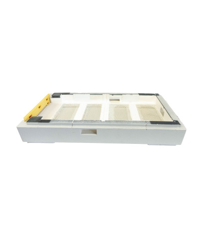 Нуклеусный улей пенополистирольный на 4 семьи BeeHome крашеный серый