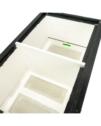 Нуклеусный улей пенополистирольный на 4 семьи BeeHome крашеный серый