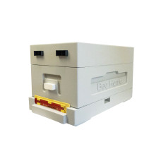 Нуклеусный улей пенополистирольный на 4 семьи BeeHome крашеный серый