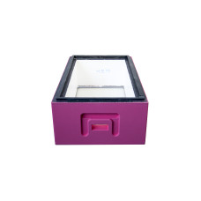 Корпус улья на 6 рамок Дадан 1/2 Bee Home пенополистирол деленый крашеный (розовый)