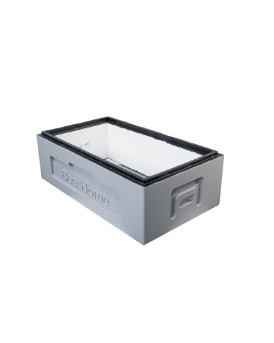 Корпус улья на 6 рамок Дадан 1/2 Bee Home пенополистирол деленный крашеный (серый)