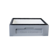 Корпус улья на 6 рамок Дадан 1/2 Bee Home пенополистирол деленный крашеный (серый)