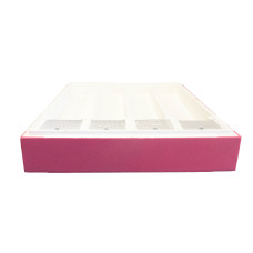 Годівниця корпусна пінополістирол Дадан ділена фарбована рожева