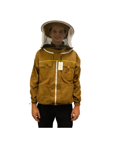 Куртка бджолярська з капелюхом, PREMIUM (з логотипом)