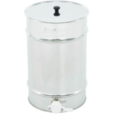 Відстійник нержавіючий 50 кг, пластиковий клапан