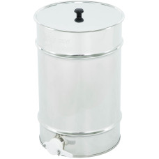 Відстійник нержавіючий 50 кг, пластиковий клапан