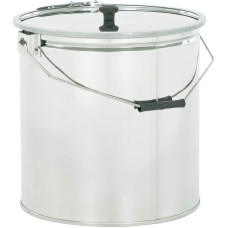 Відро нержавіюче 30 кг без сита, з хомутом