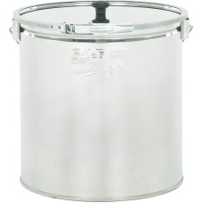 Відро нержавіюче 30 кг із ситом та хомутом