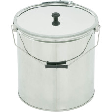 Відро нержавіюче 30 кг із ситом та хомутом