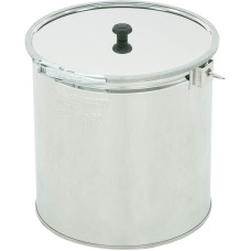 Відро нержавіюче 30 кг із ситом та хомутом