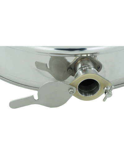 Відстійник нержав. 300л. (~420кг.) з клапаном нержав. 6/4 CLASSIC