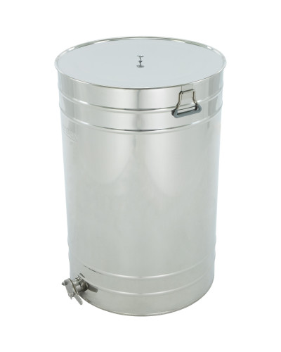 Відстійник нержав. 300л. (~420кг.) з клапаном нержав. 6/4 CLASSIC (з прокладкою та защіпками)