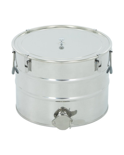 Відстійник нержав. 30л. (~40кг.) з клапаном нержав. 6/4 CLASSIC (з прокладкою та защіпками)