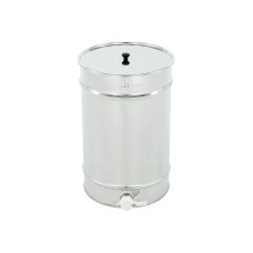 Відстійник нержавіючий 100 кг, пластиковий клапан