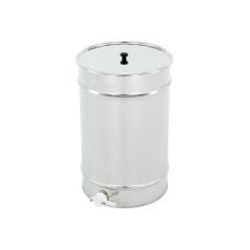 Відстійник нержавіючий 100 кг, пластиковий клапан