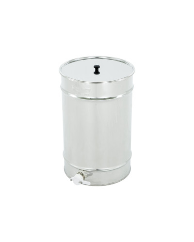 Відстійник нержавіючий 100 кг, пластиковий клапан