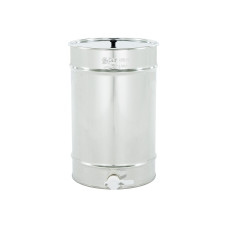 Відстійник нержавіючий 100 кг, пластиковий клапан