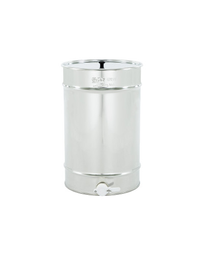 Відстійник нержавіючий 100 кг, пластиковий клапан