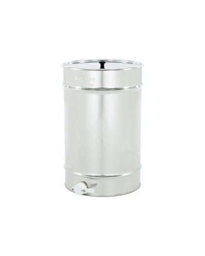 Відстійник нержавіючий 100 кг, пластиковий клапан